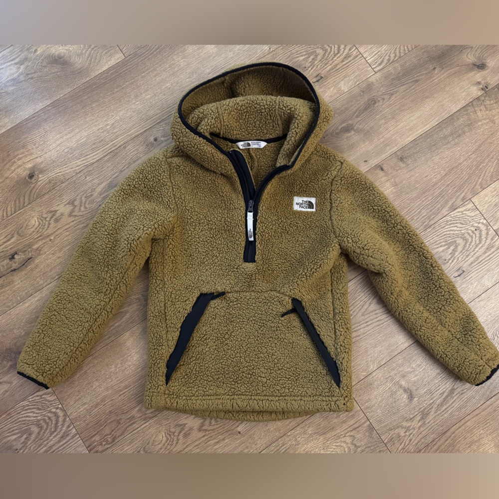 The North Face Boys Campshire Half Zip Sherpa Hoodie
